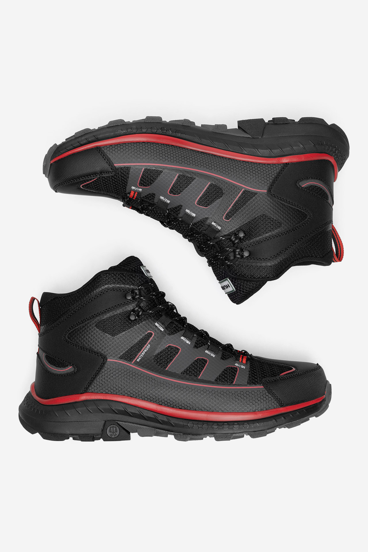 Gležnjarji z vezalkami Črna