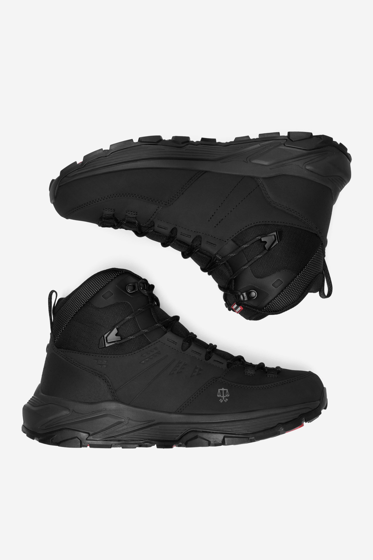 Gležnjarji z vezalkami Črna