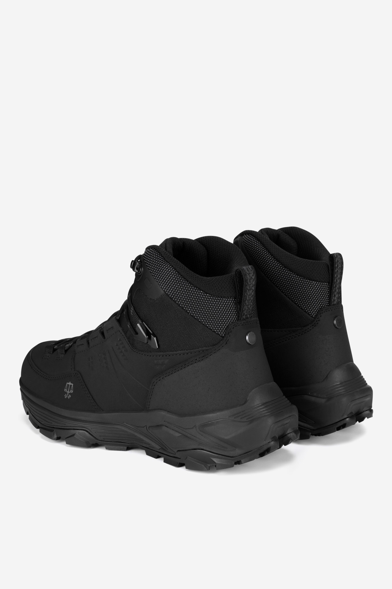 Gležnjarji z vezalkami Črna