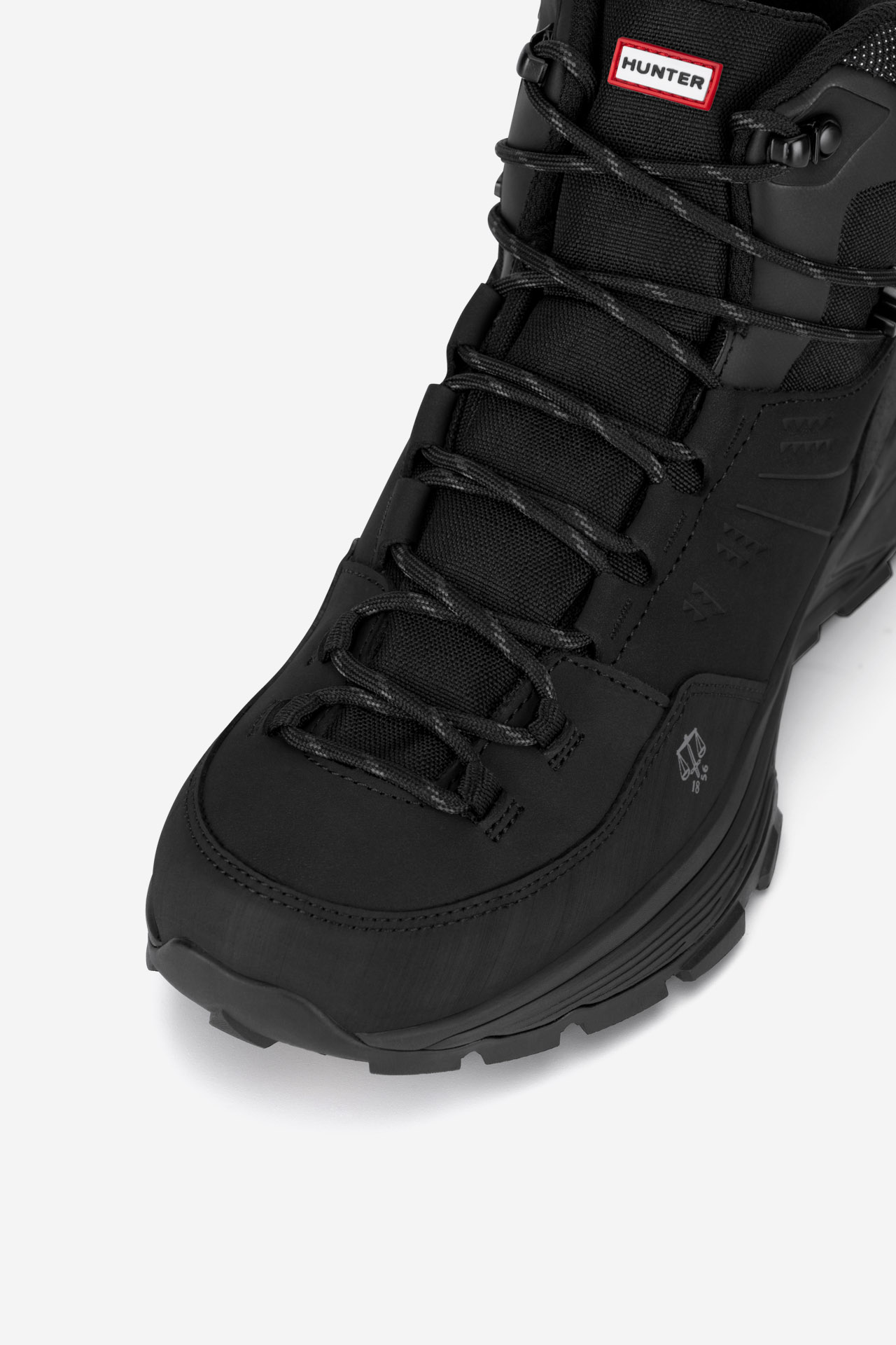 Gležnjarji z vezalkami Črna