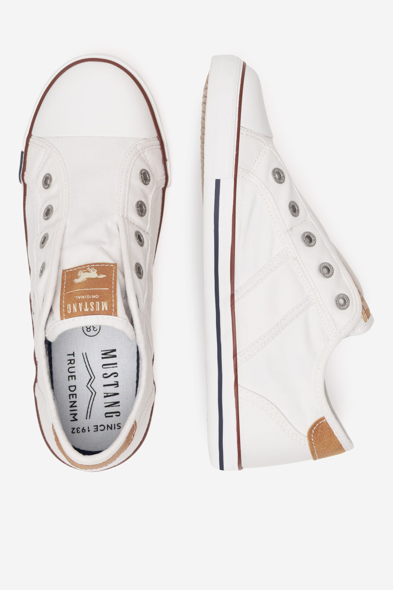 Plátěná obuv BÍLÁ