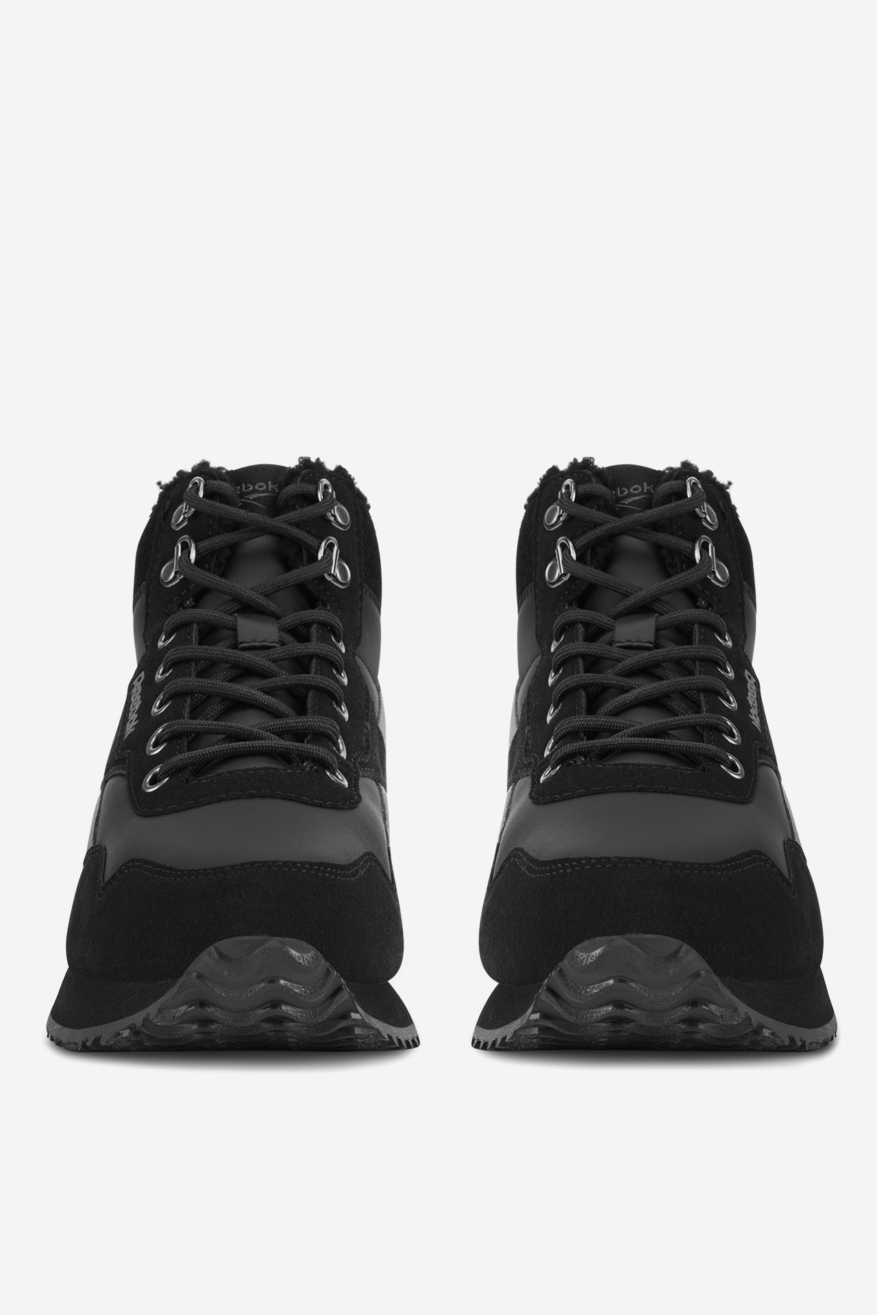 Gležnjarji z vezalkami Črna