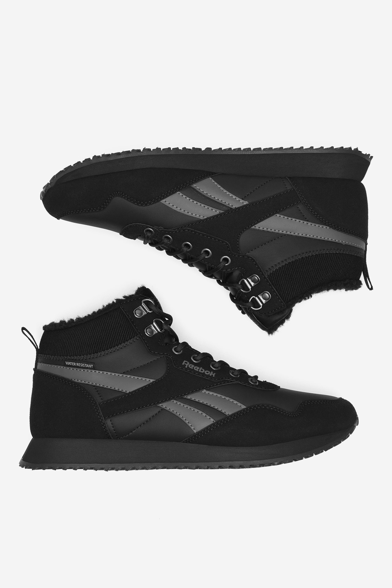 Gležnjarji z vezalkami Črna