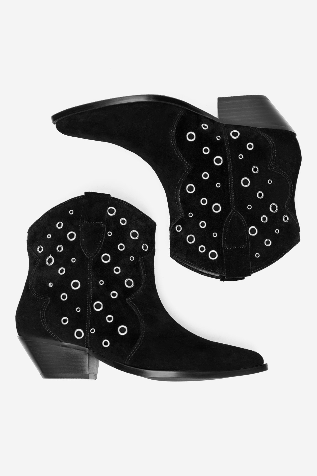 Kotníková obuv ČERNÁ