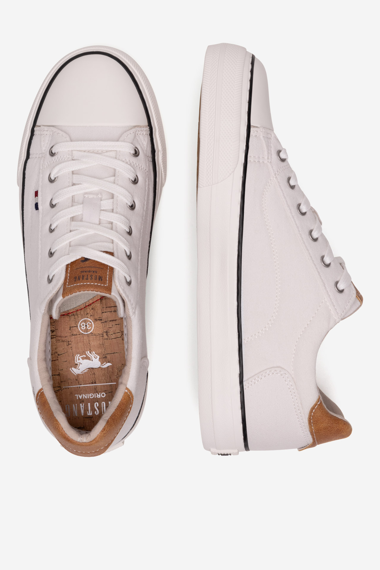 Plátěná obuv BÍLÁ