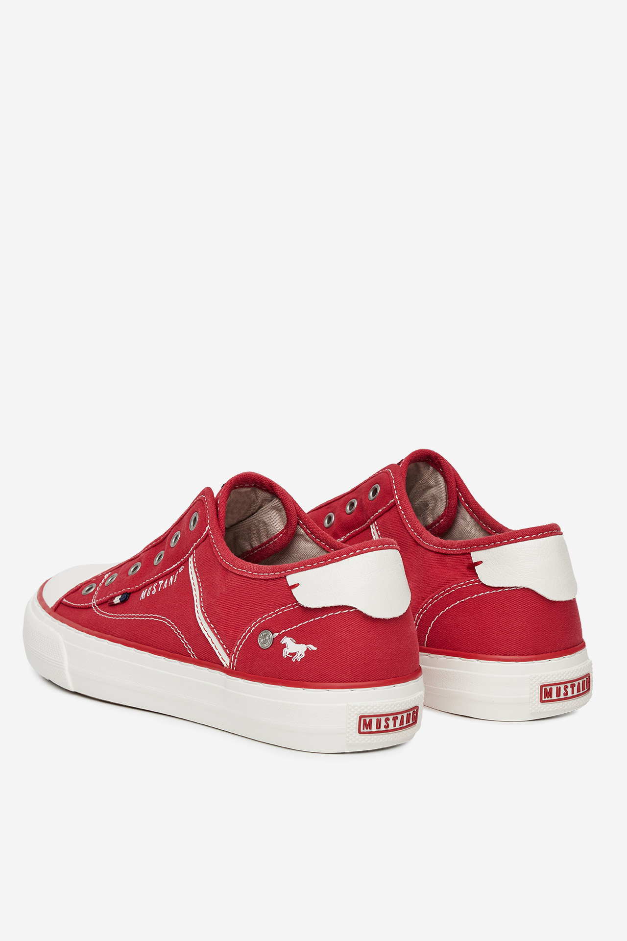 Plátěná obuv ČERVENÁ