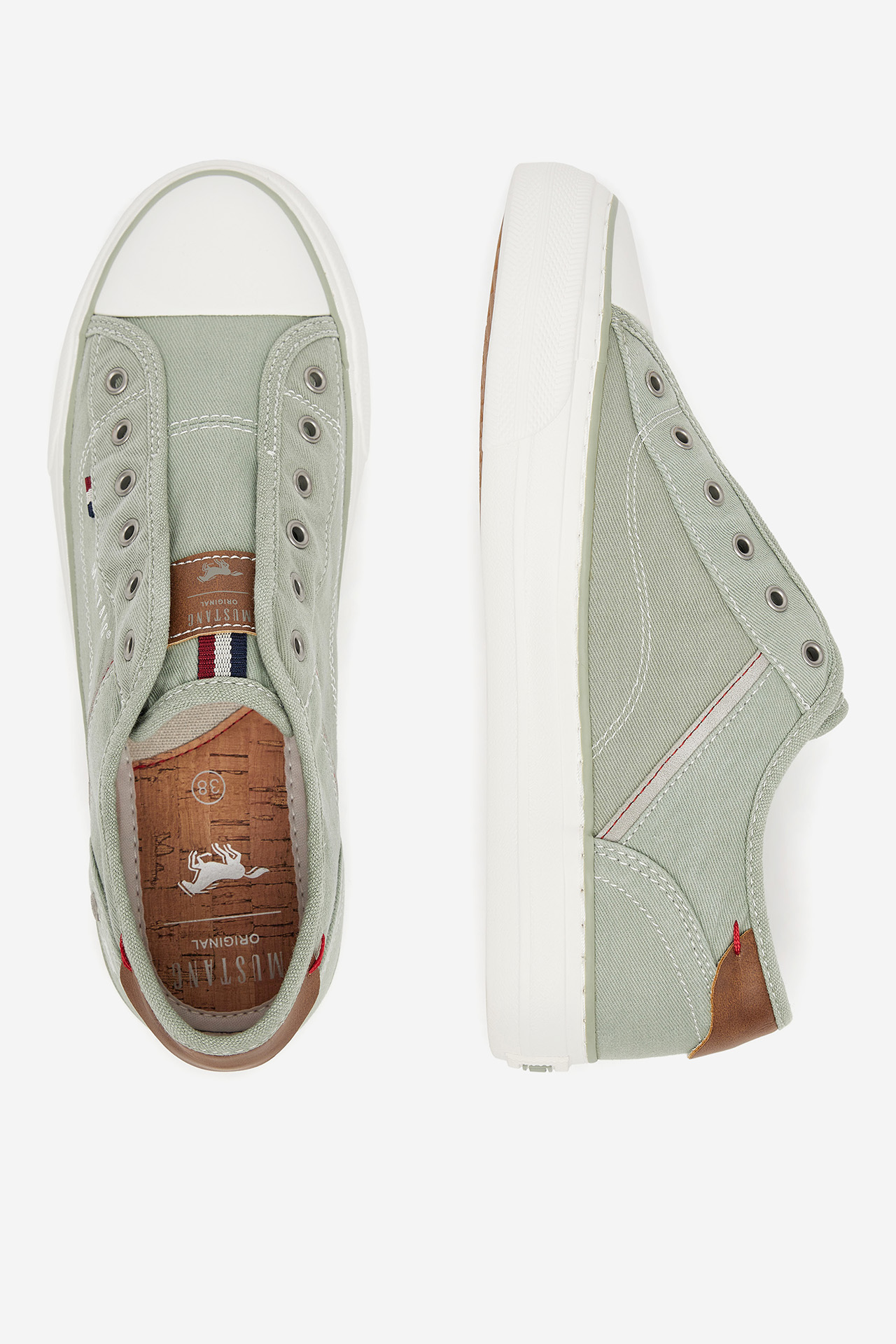 Plátěná obuv TYRKYSOVÁ