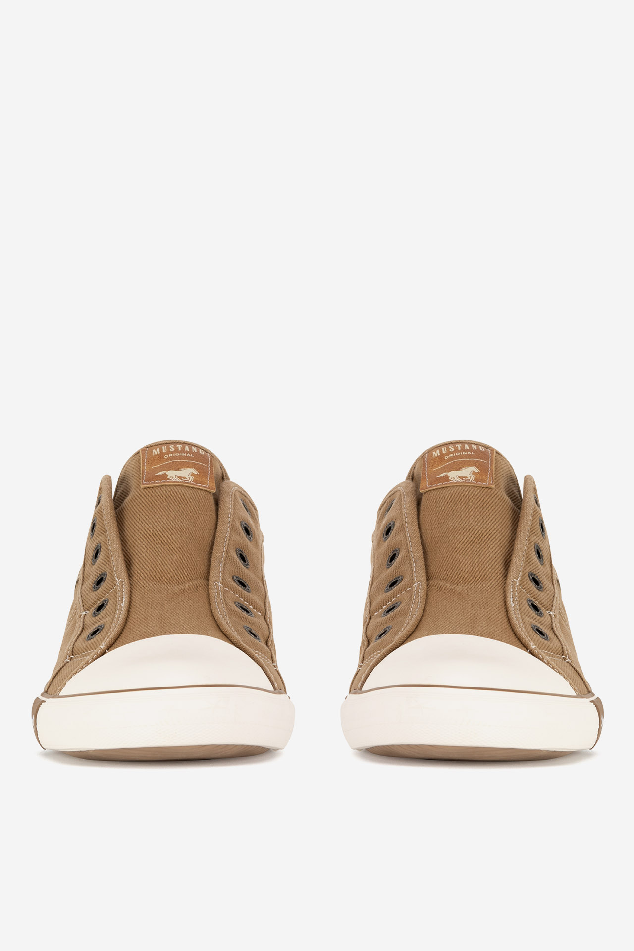 Plátěná obuv SVĚTLE HNĚDÁ