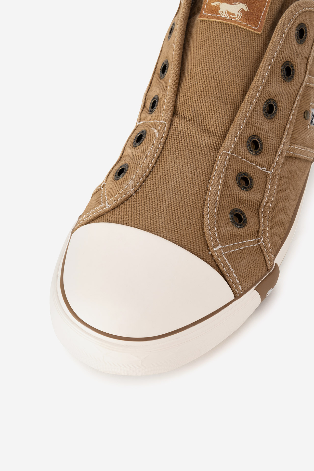 Plátěná obuv SVĚTLE HNĚDÁ