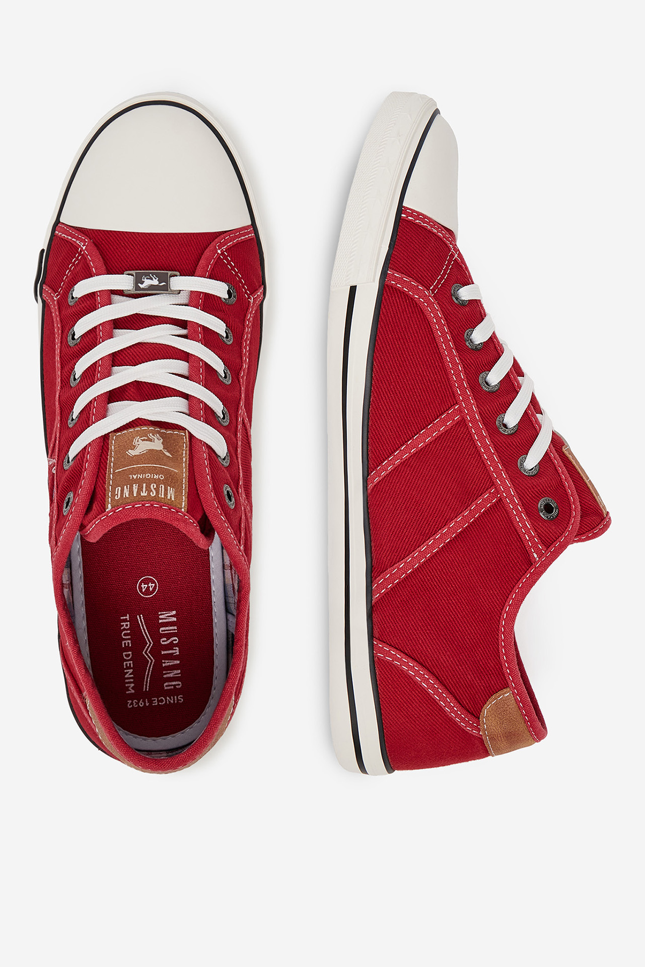 Plátěná obuv ČERVENÁ