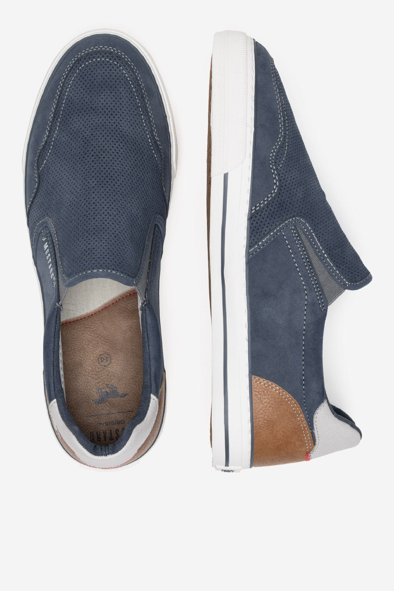 Plátěná obuv TMAVĚ MODRÁ