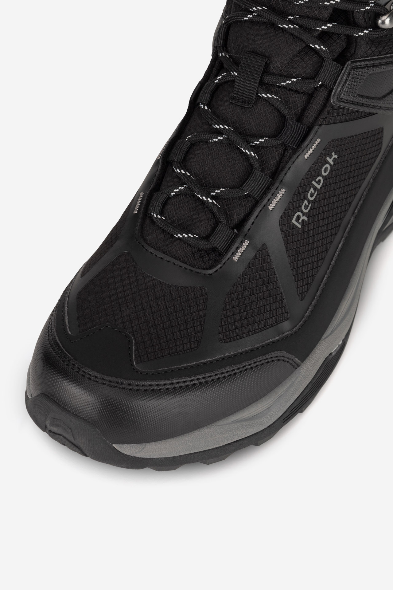 Šněrovací vyšší obuv ČERNÁ