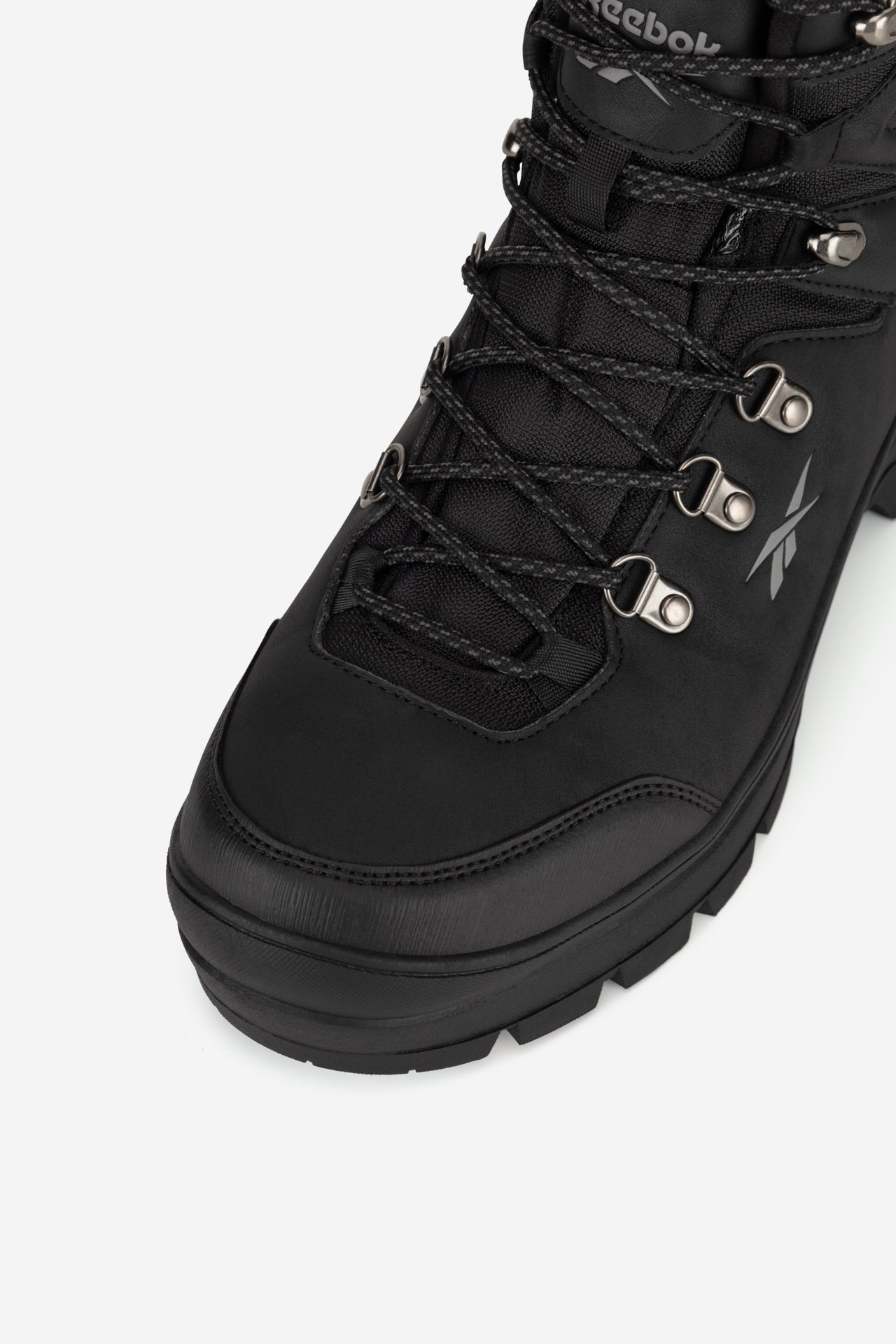 Šněrovací vyšší obuv ČERNÁ