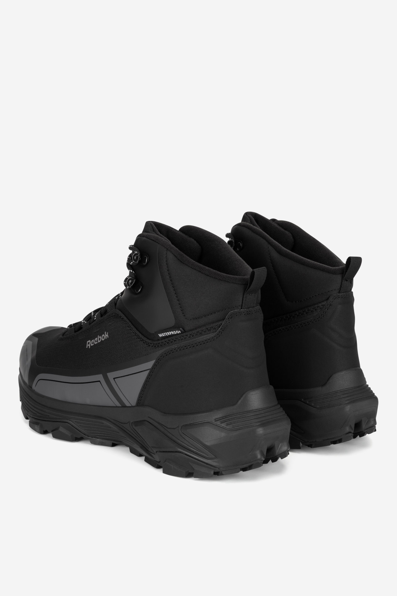 Šněrovací vyšší obuv ČERNÁ