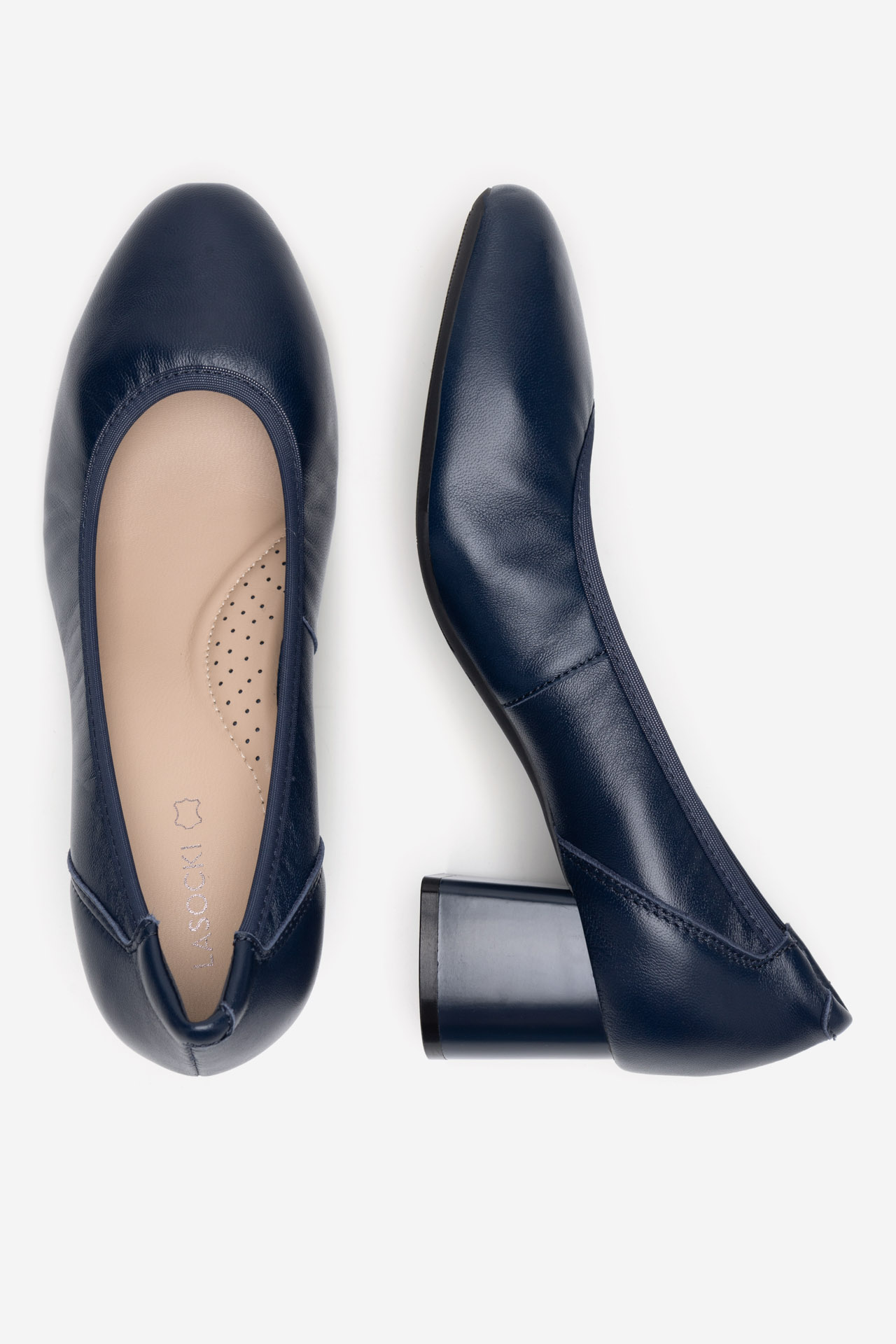 Lodičky TMAVĚ MODRÁ