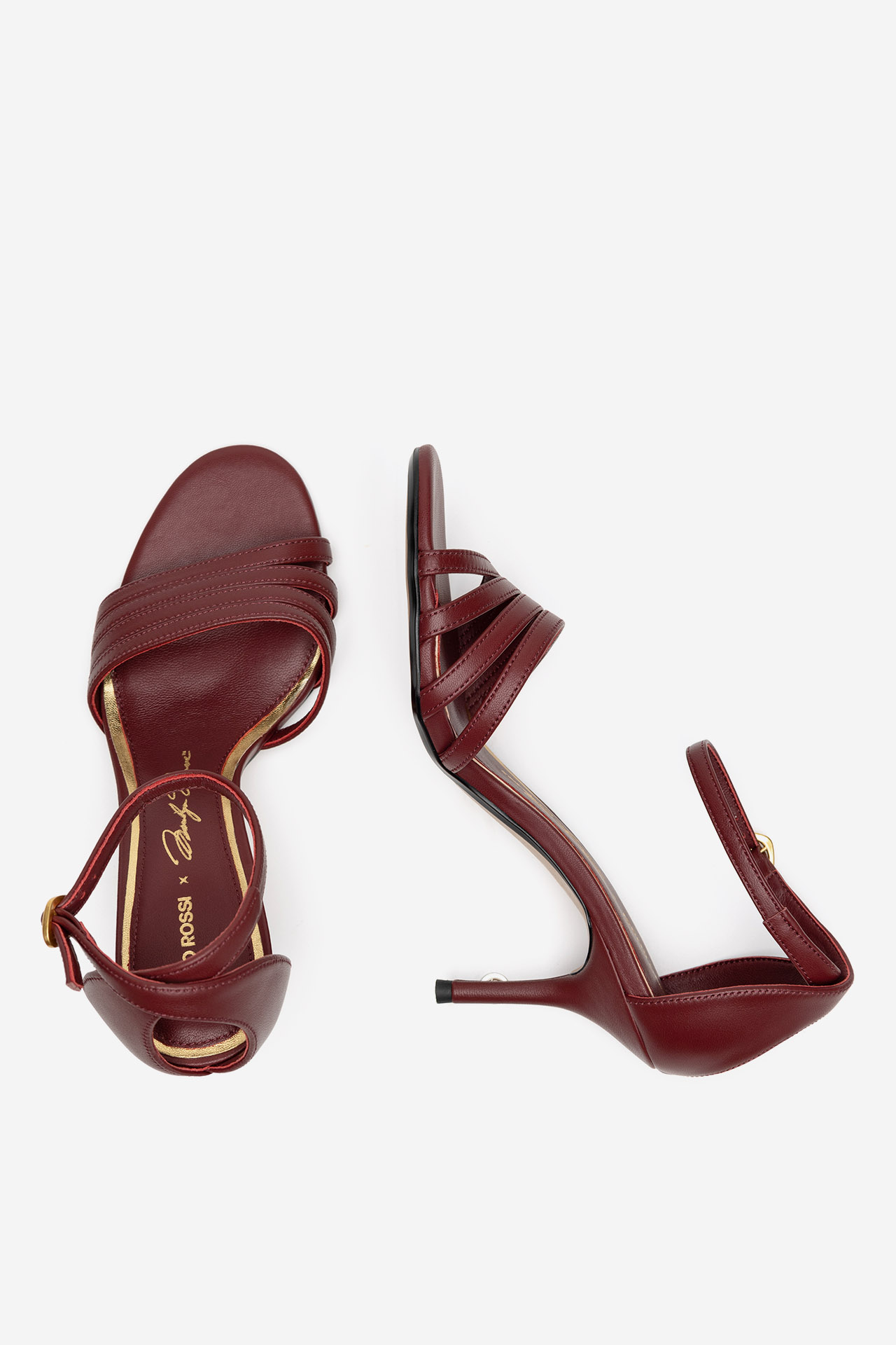 Sandály BORDÓ