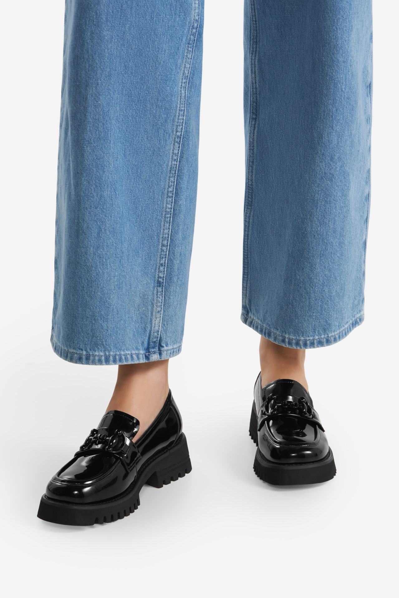 Čevlji brez vezalk Črna