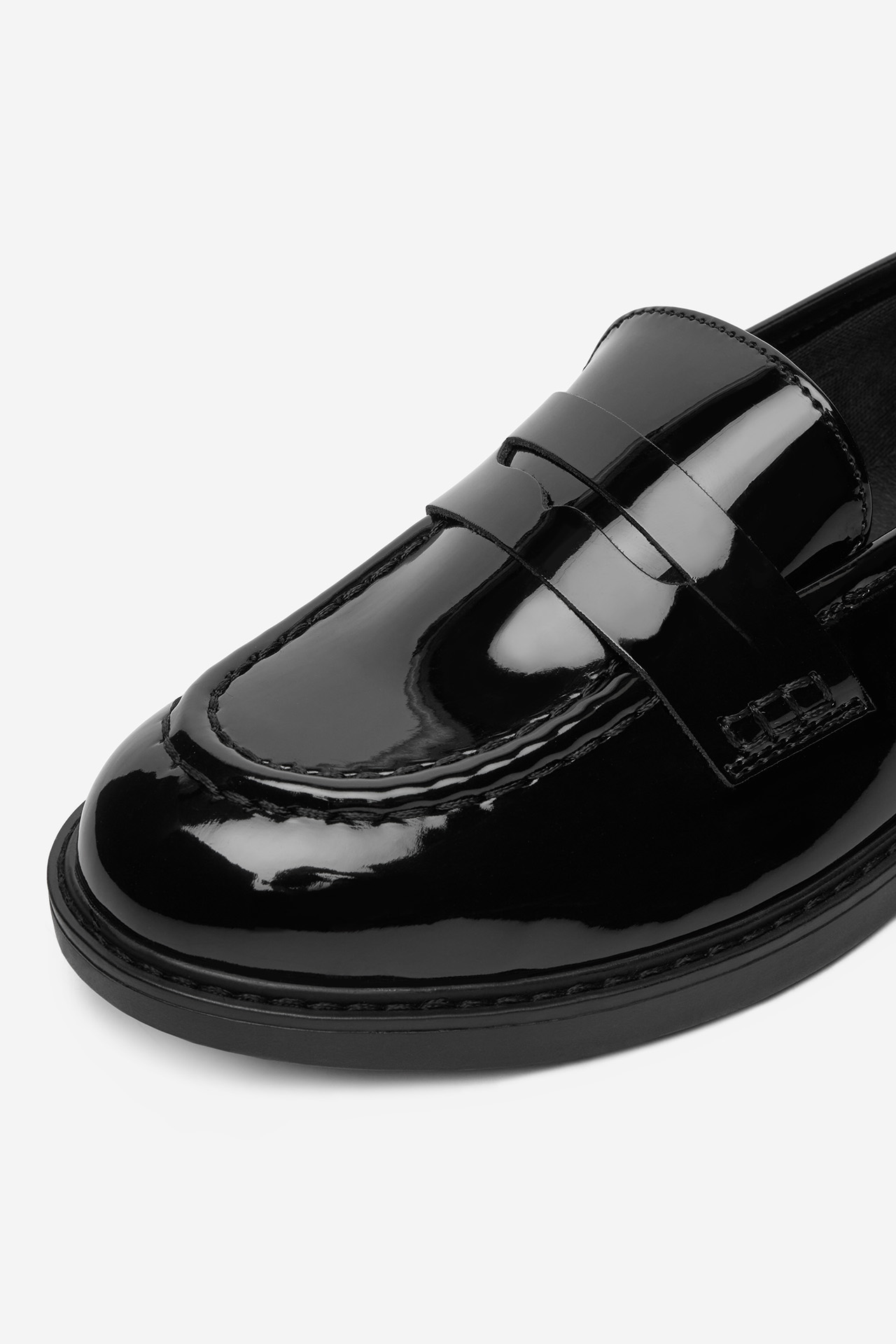 Čevlji brez vezalk Črna