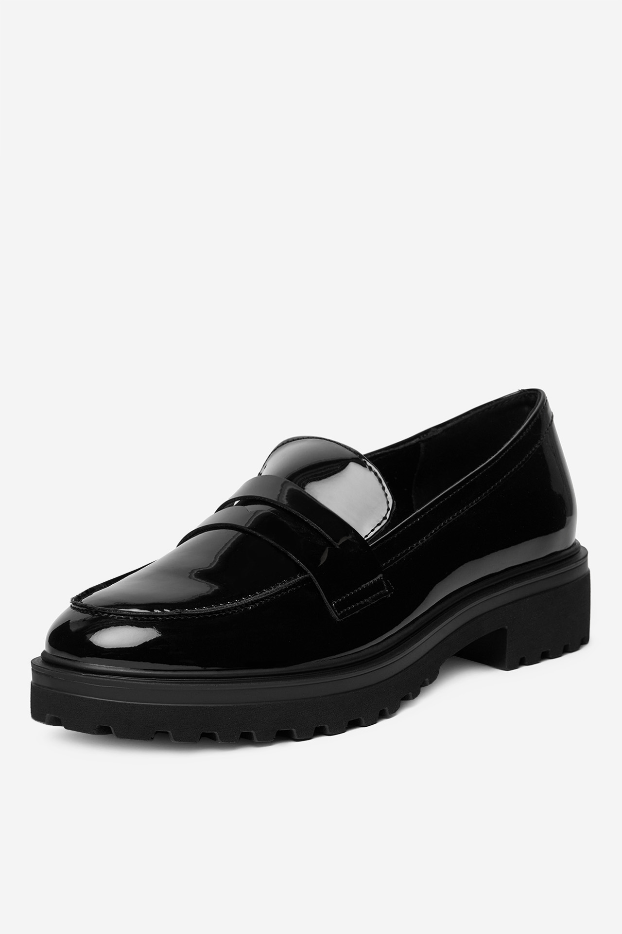 Loaferice Crno