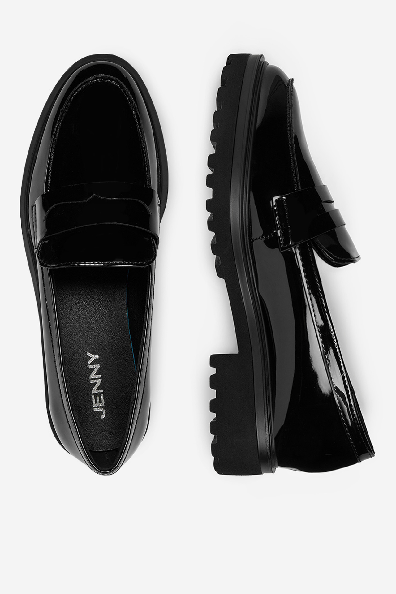 Loaferice Crno
