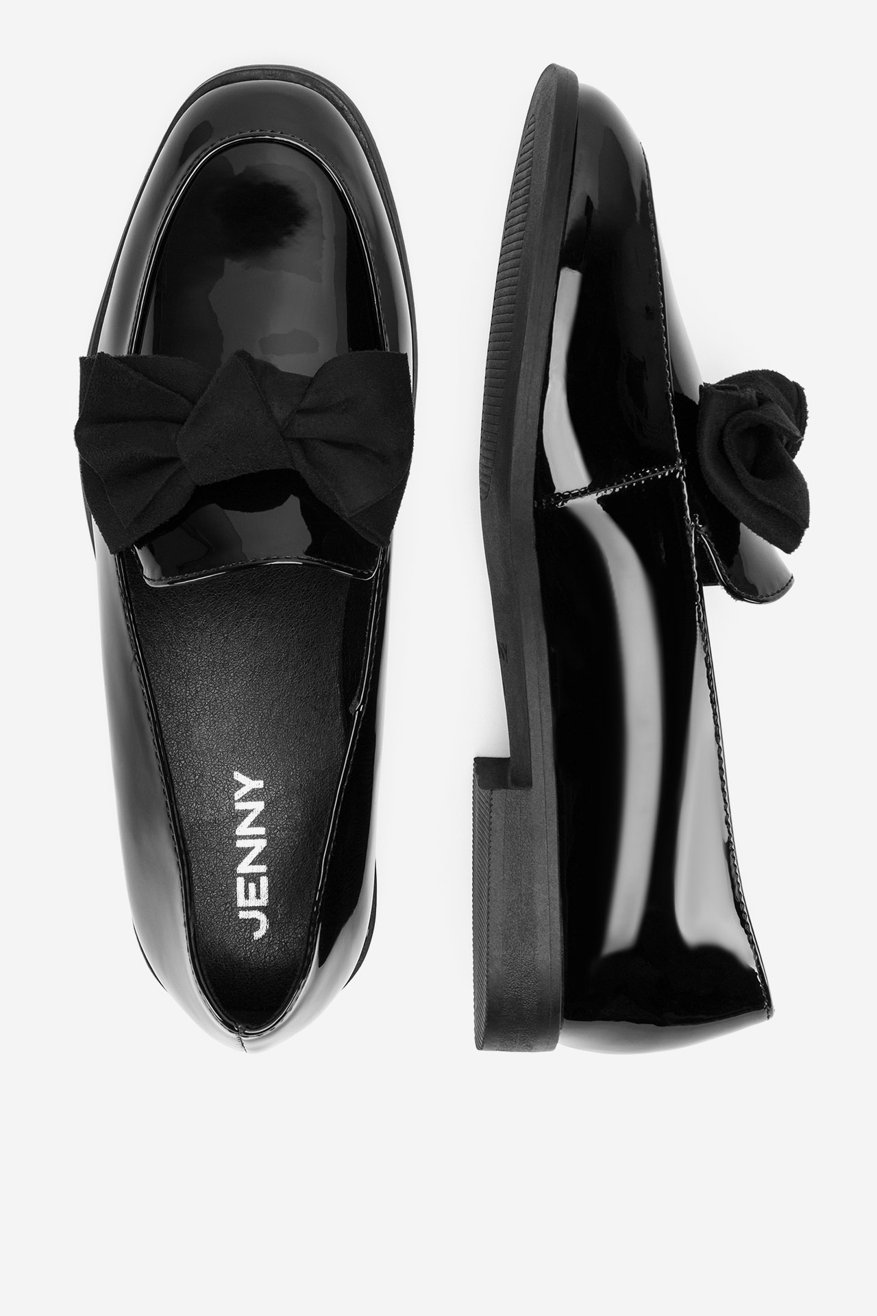 Čevlji brez vezalk Črna