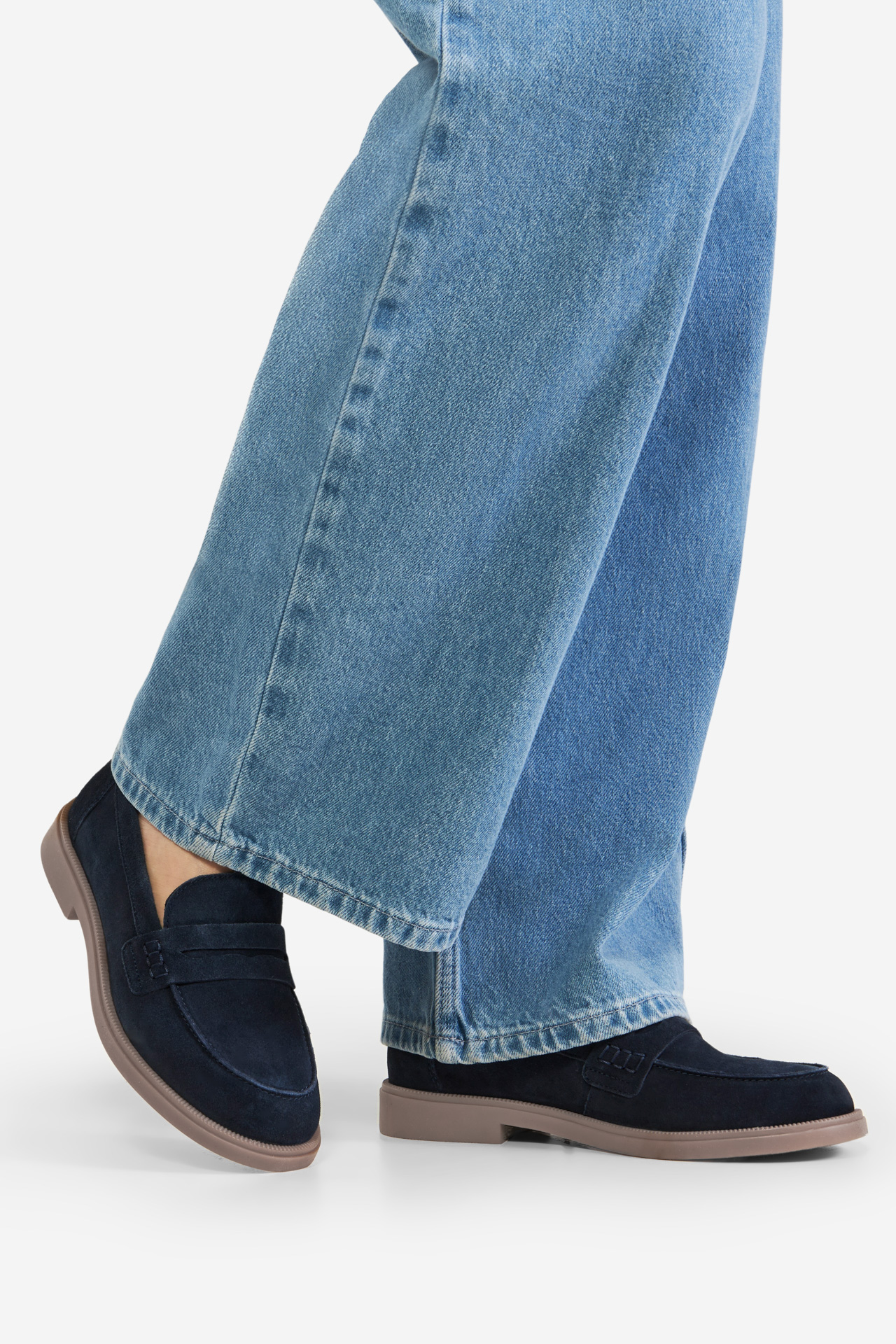 Mokasíny TMAVĚ MODRÁ