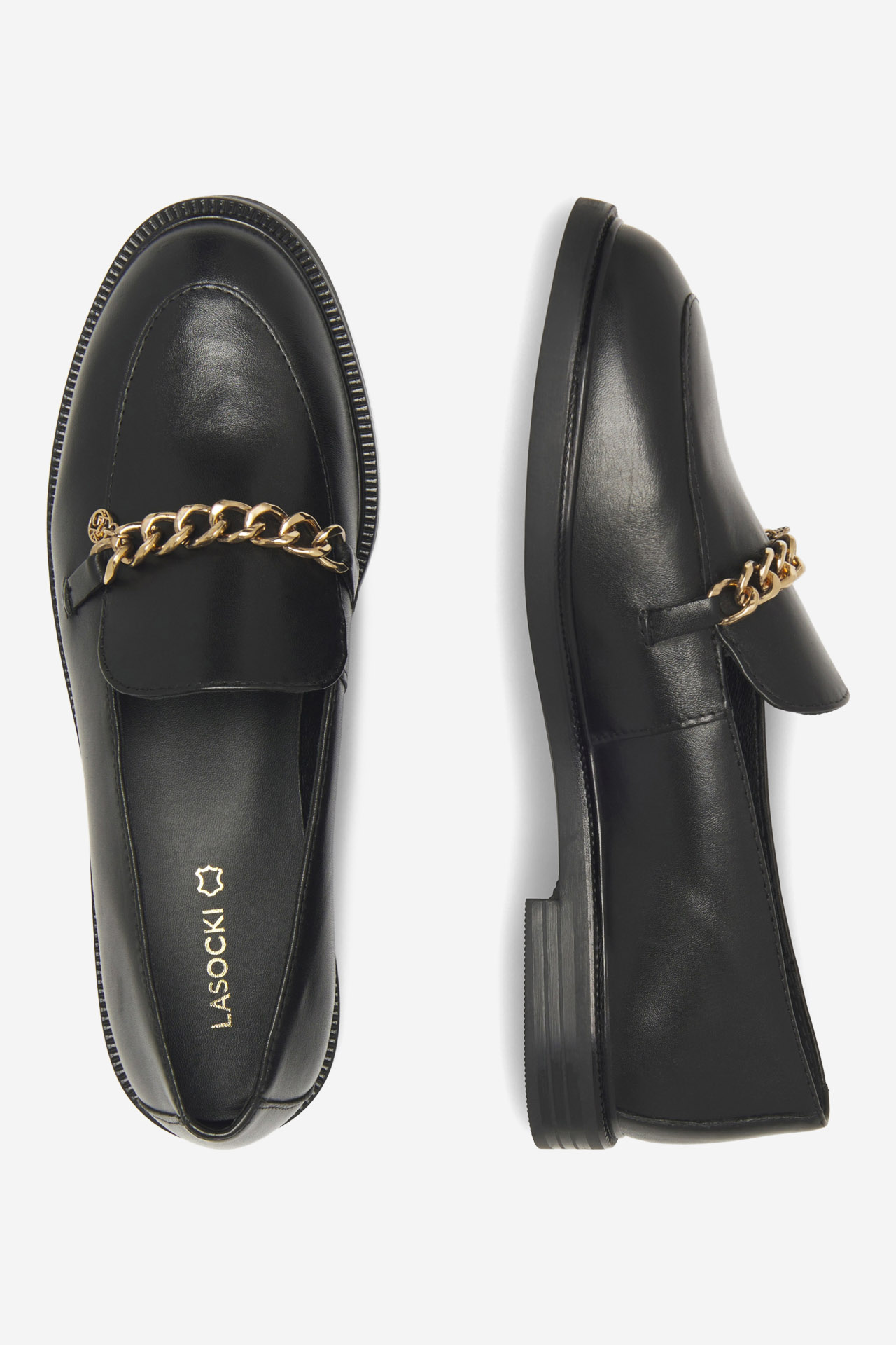 Loaferice Crno