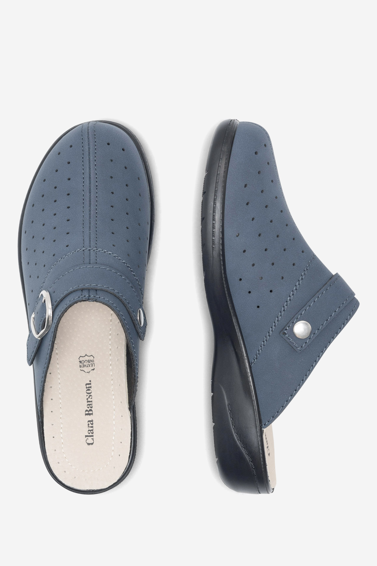 Pantofle TMAVĚ MODRÁ