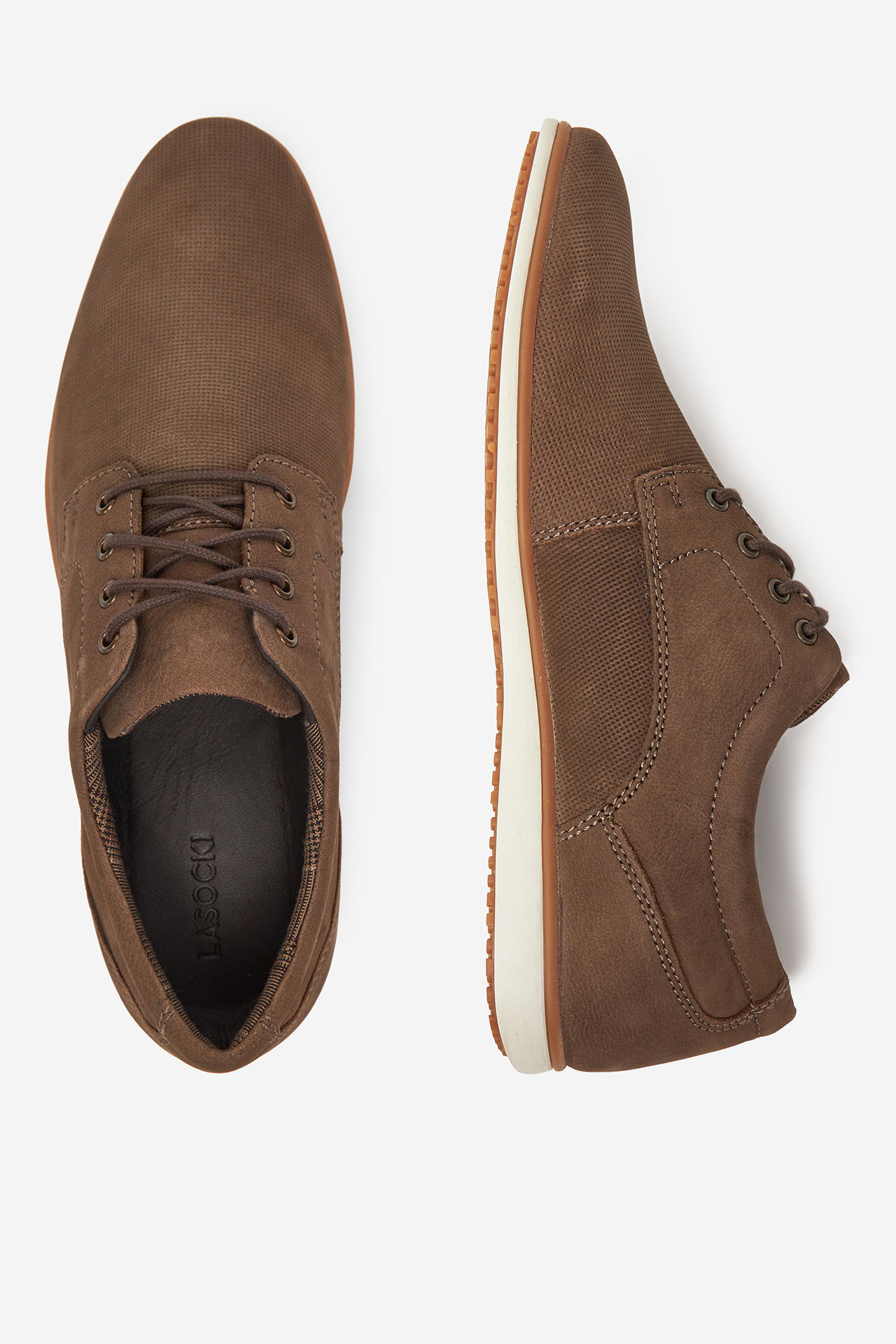 Pantofi casual BEJ ÎNCHIS