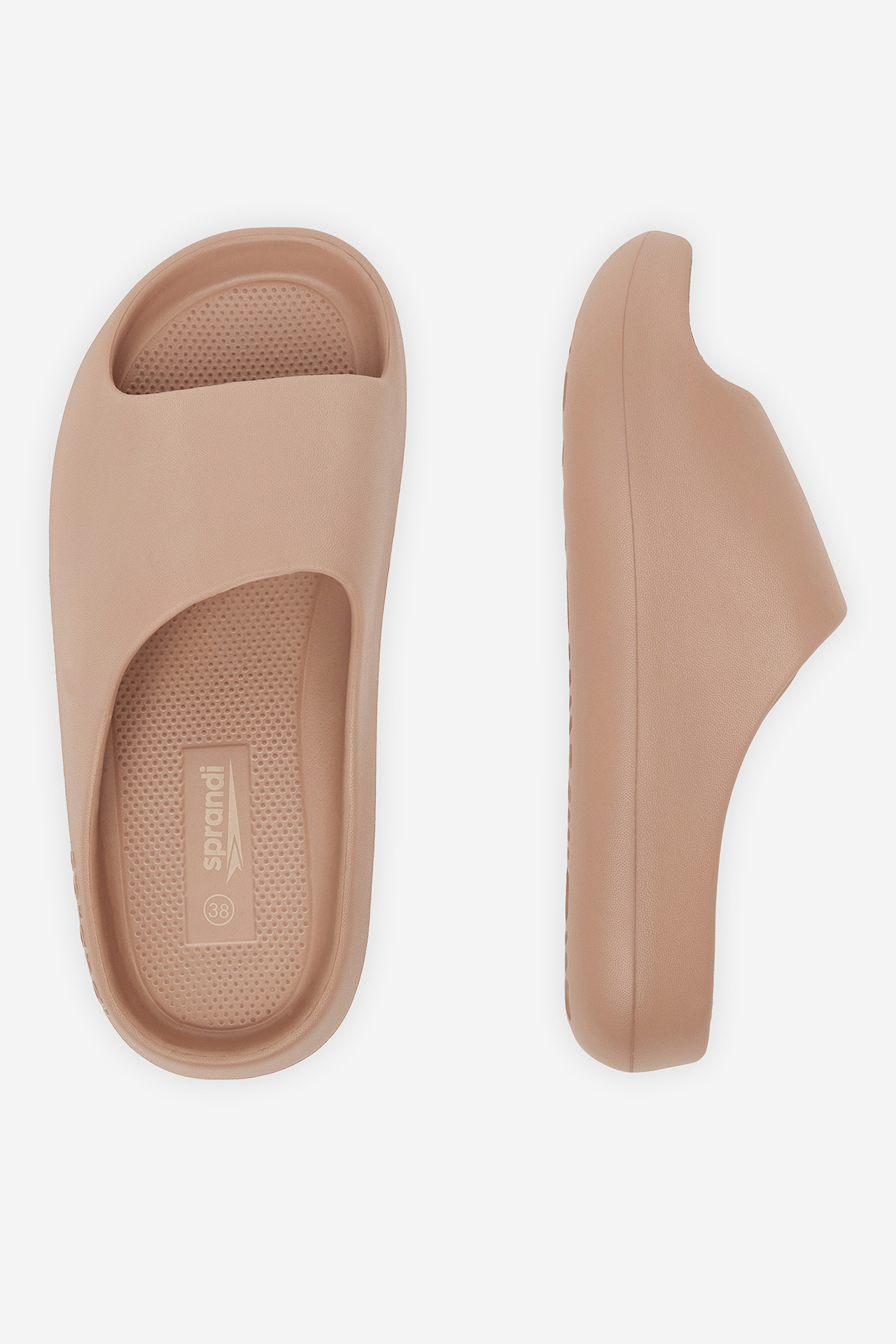 Pantofle SVĚTLE HNĚDÁ