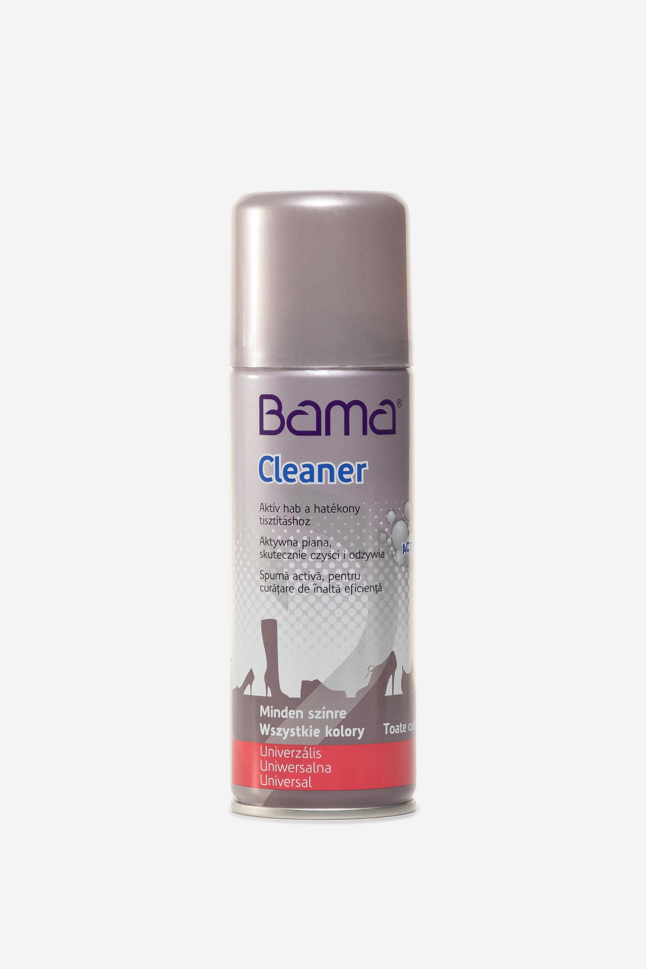 Kosmetyki do obuwia BAMA  Pianka czyszcząco-pielęgnująca 200 ml Bezbarwny
