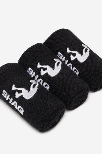 Nogavice SHAQ AS_SHQ_H_001Z_SS25 (3-PACK) Črna