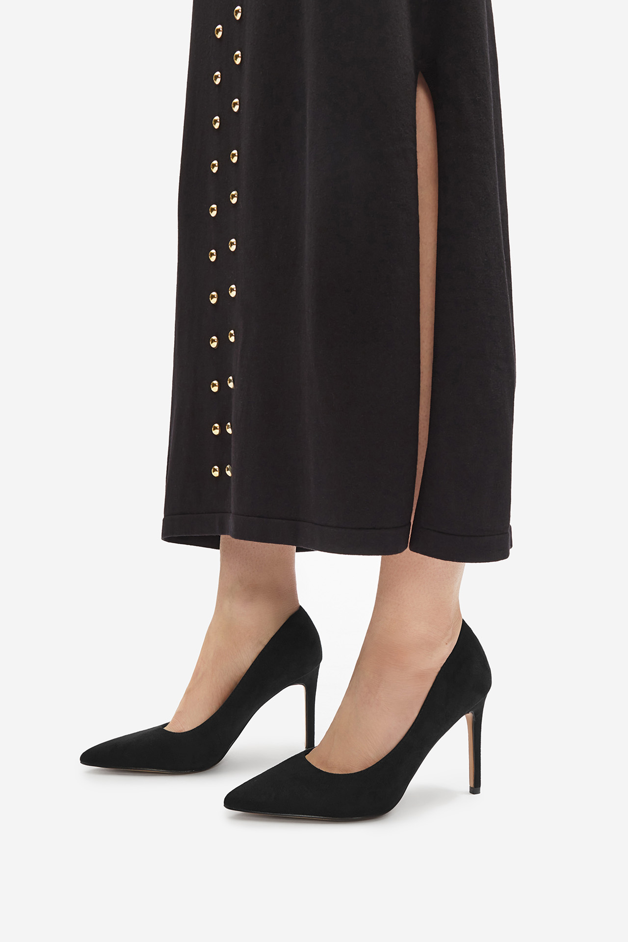 Čevlji z visoko peto Črna