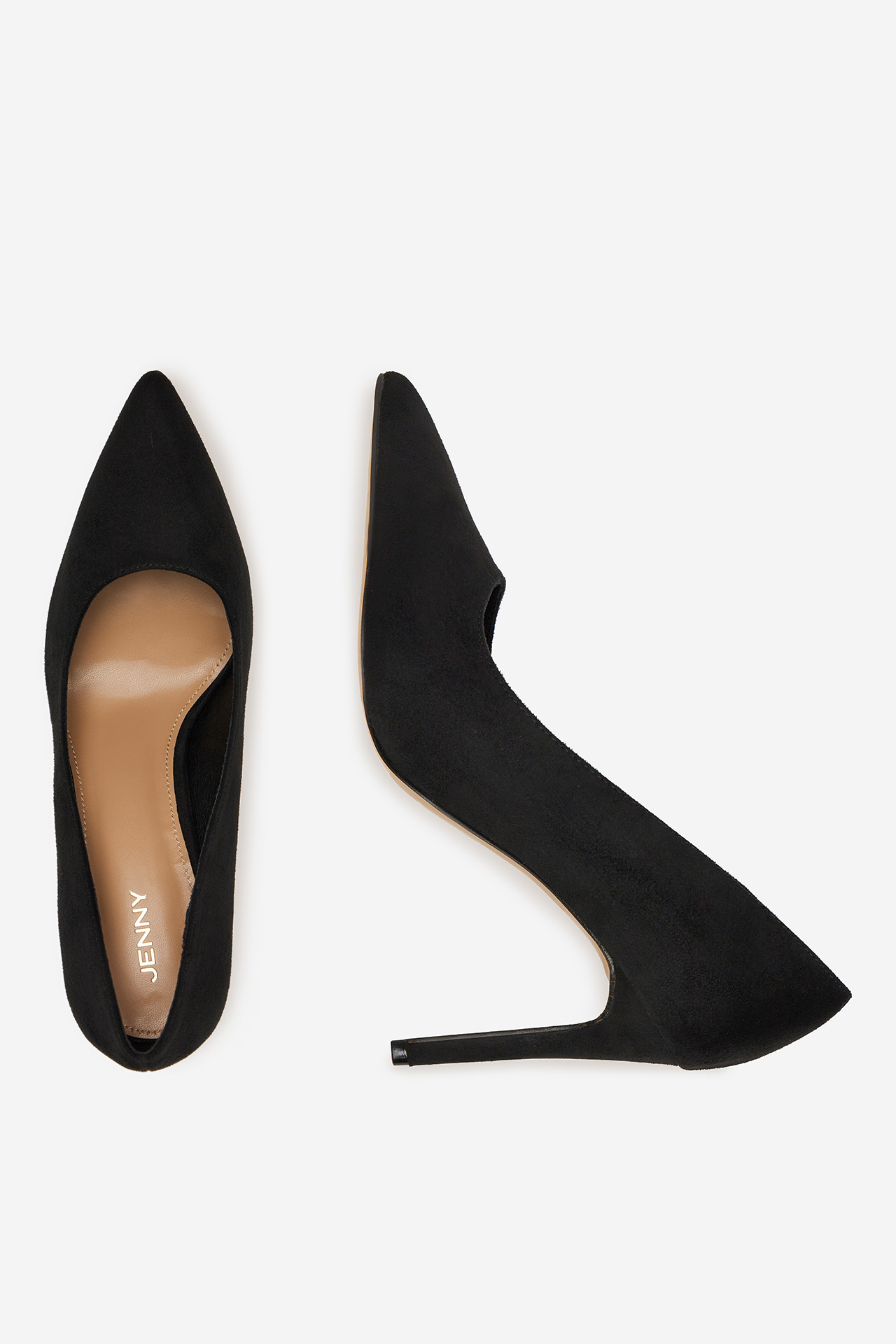 Čevlji z visoko peto Črna