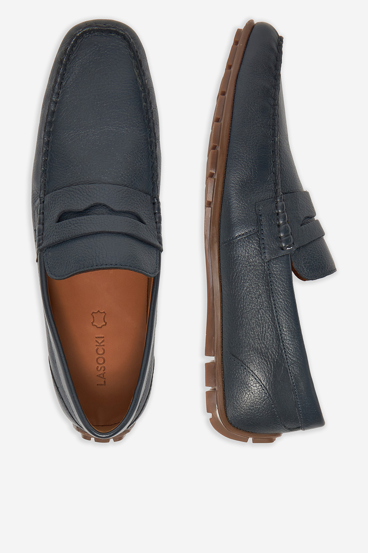 Mokasíny TMAVĚ MODRÁ