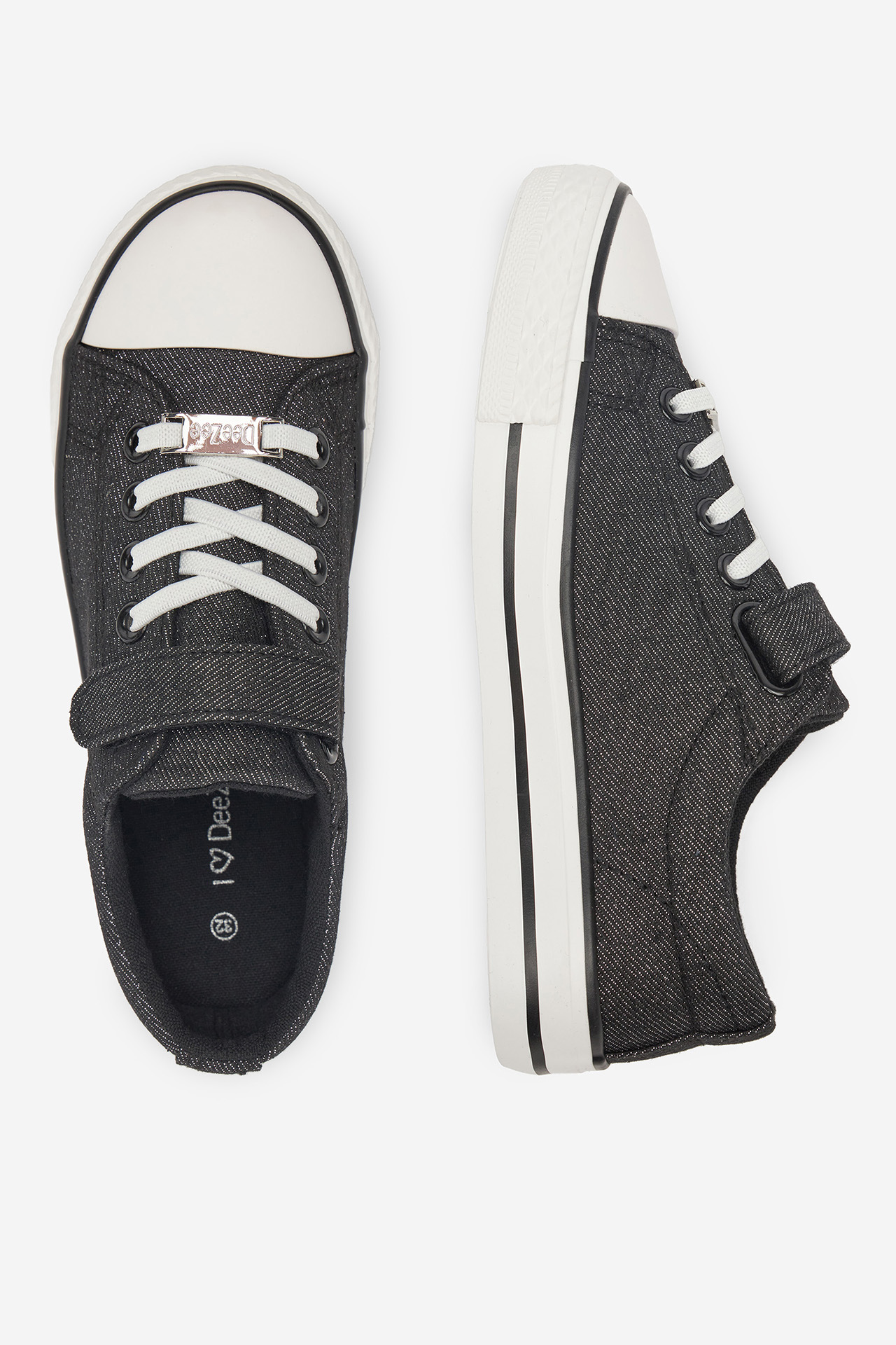 Platnene superge Črna