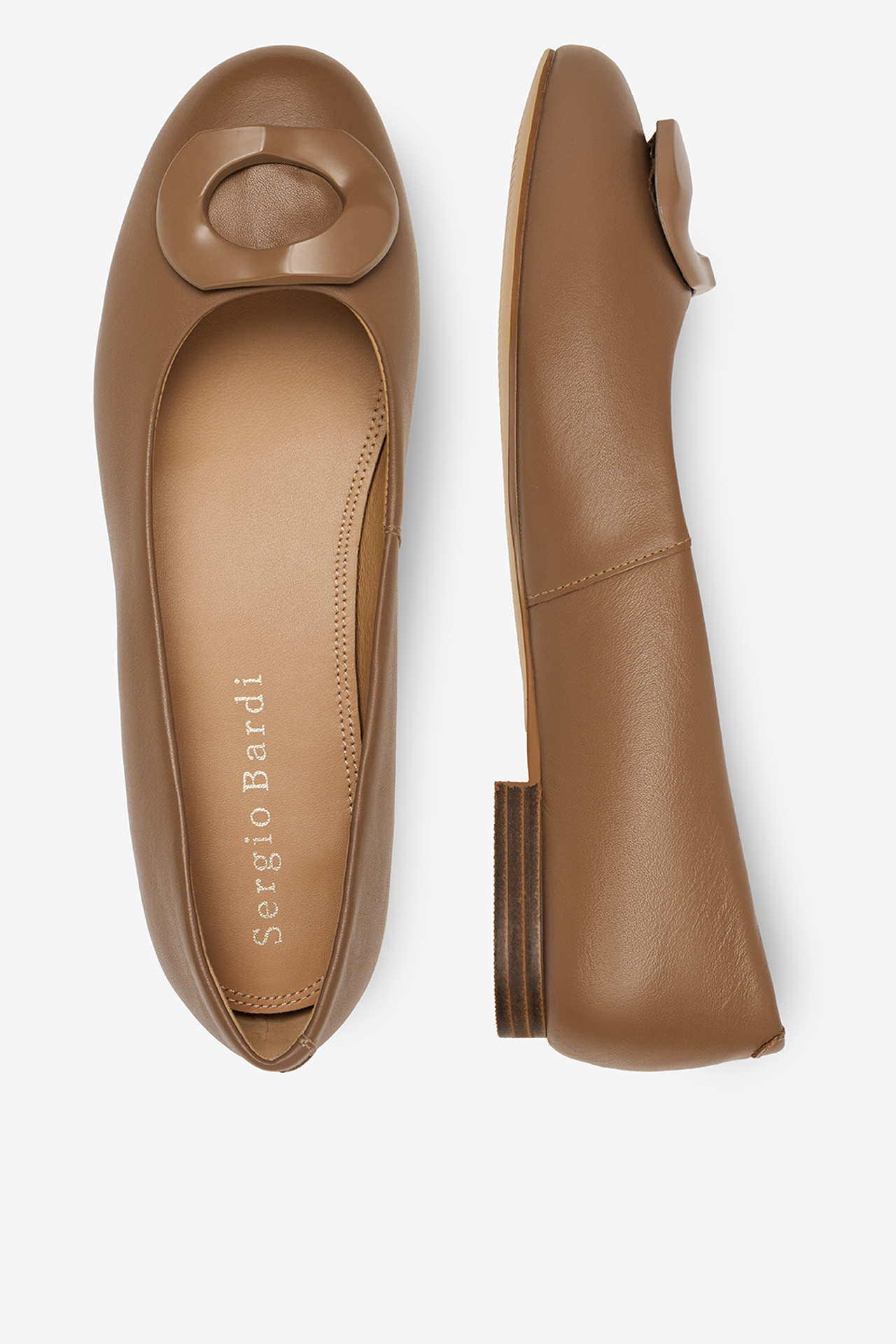 Baleríny TMAVĚ BÉŽOVÁ