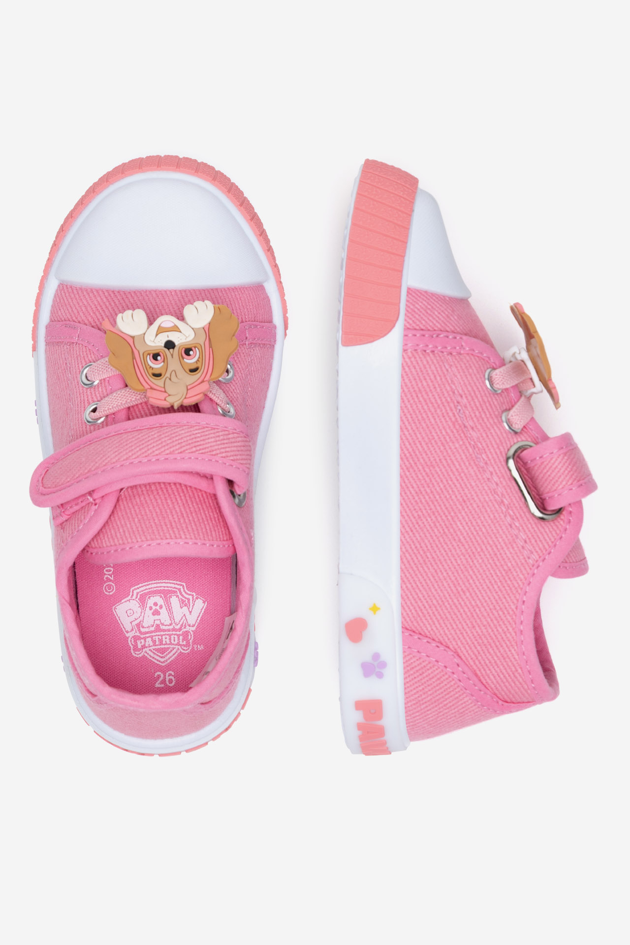 Plátěná obuv RŮŽOVÁ