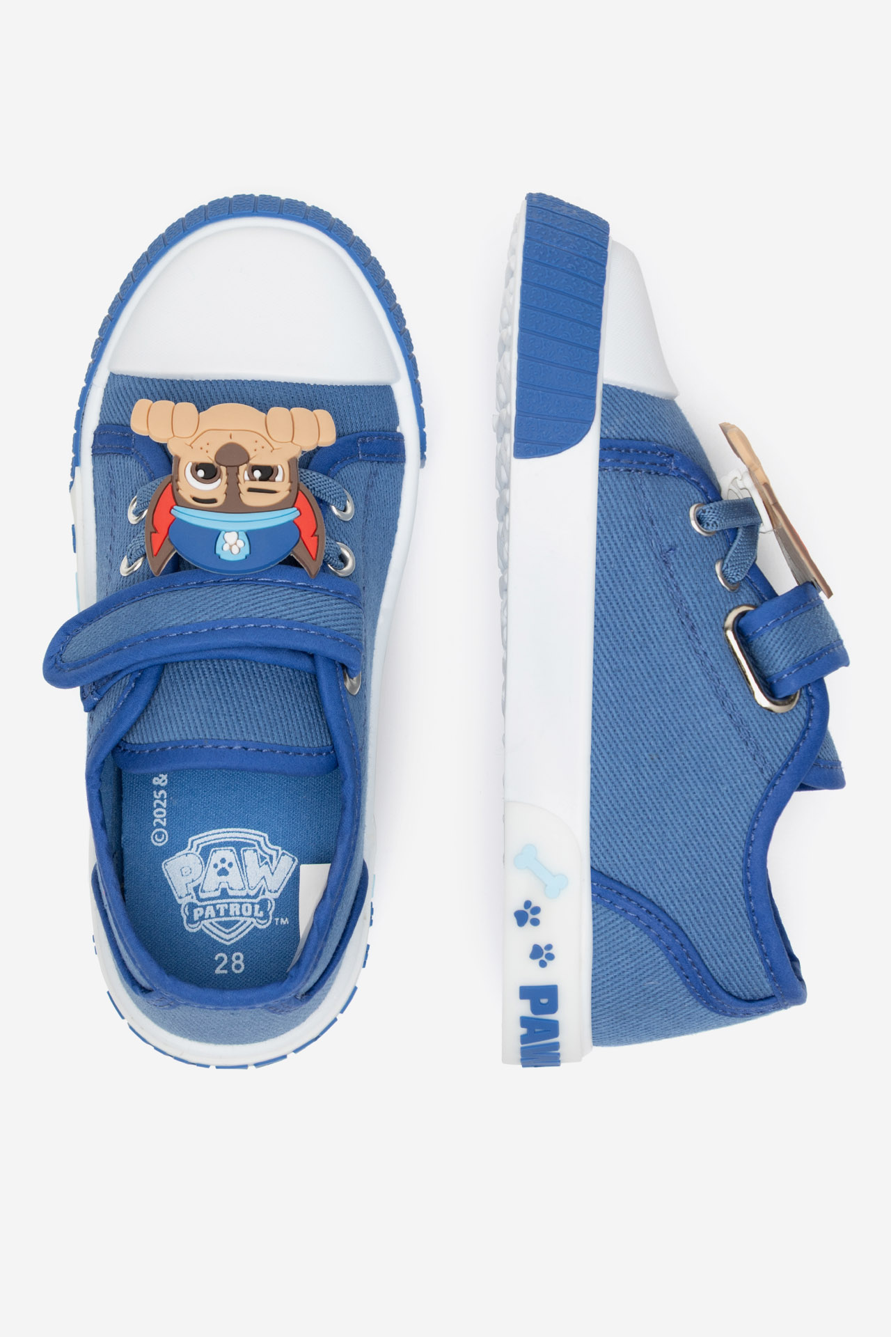 Plátěná obuv BLANKYTNĚ MODRÁ