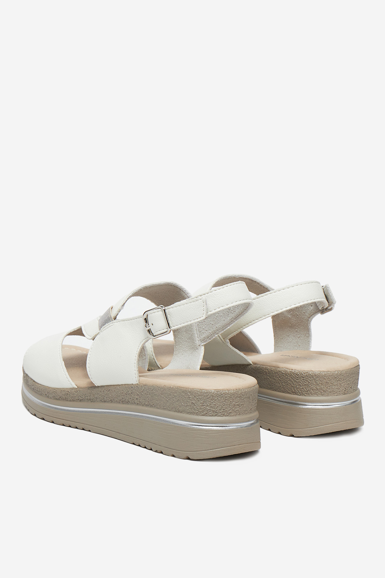 Sandále Biela