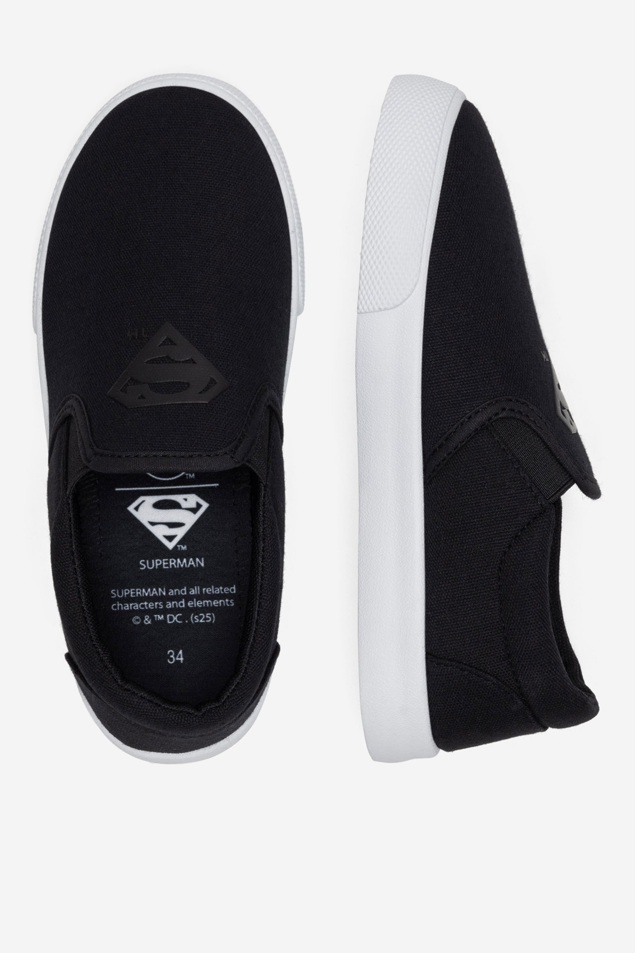 Platnene superge Črna