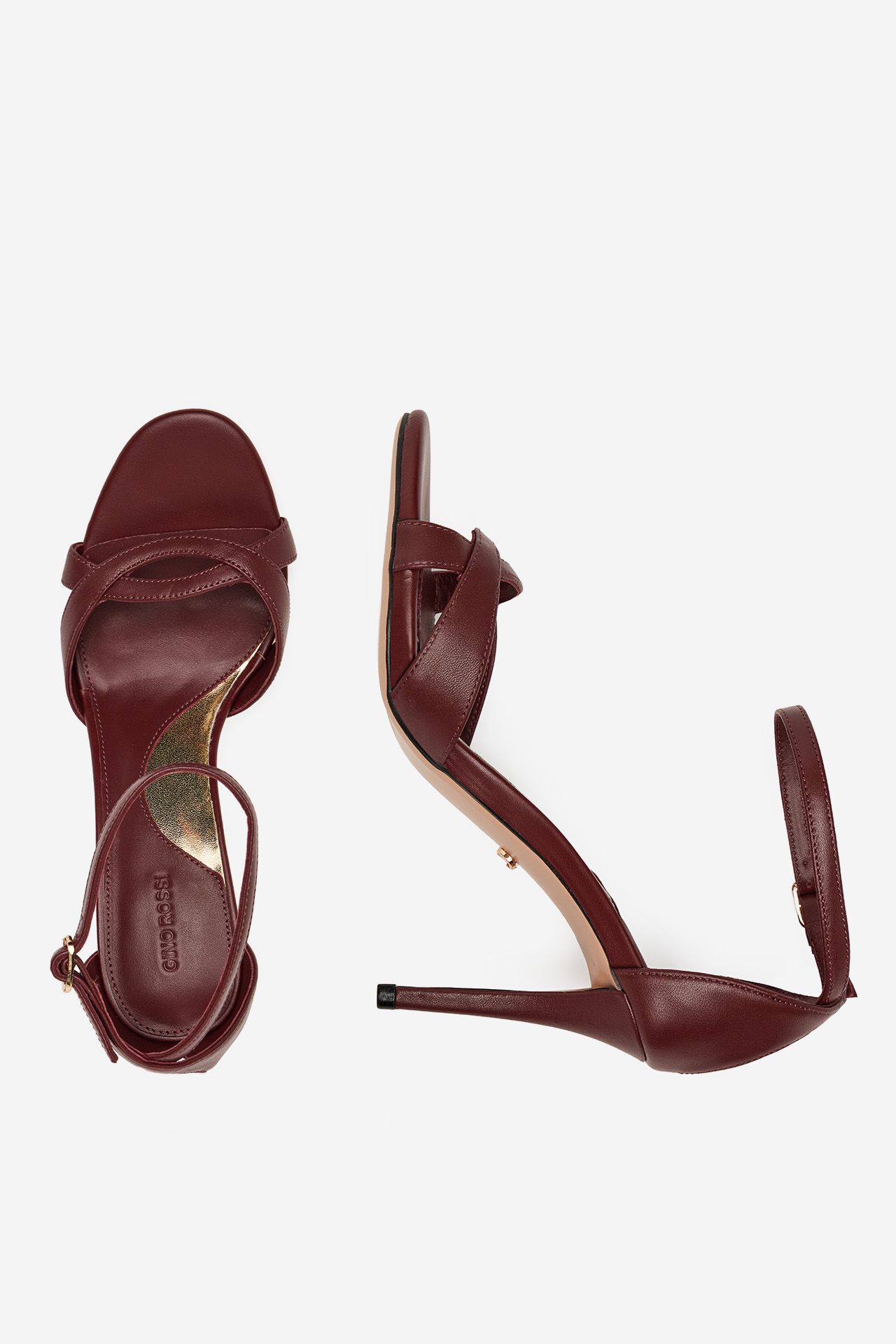 Sandály BORDÓ