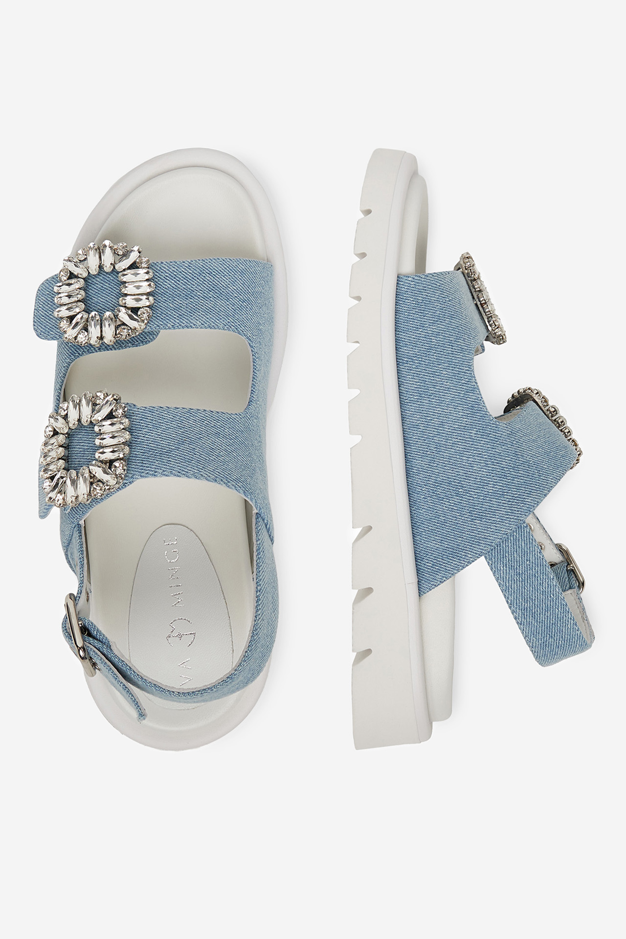 Sandali Svetlo modra