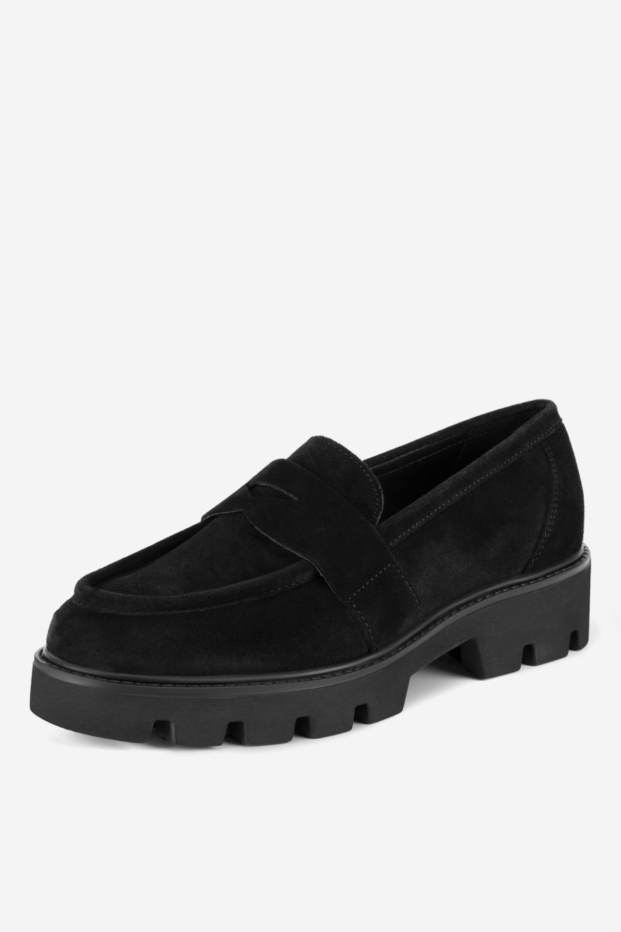 Loaferice Crno