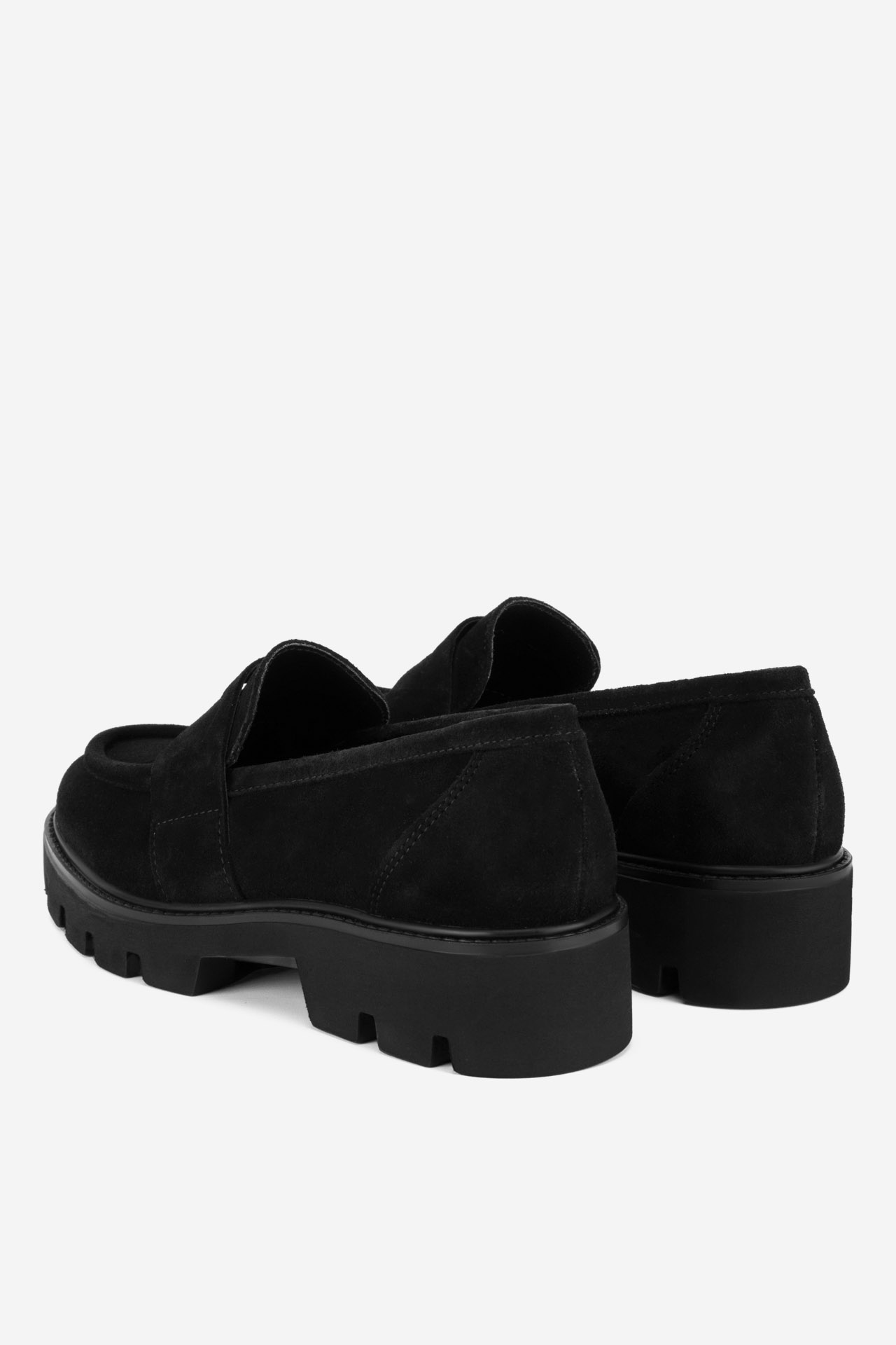 Loaferice Crno
