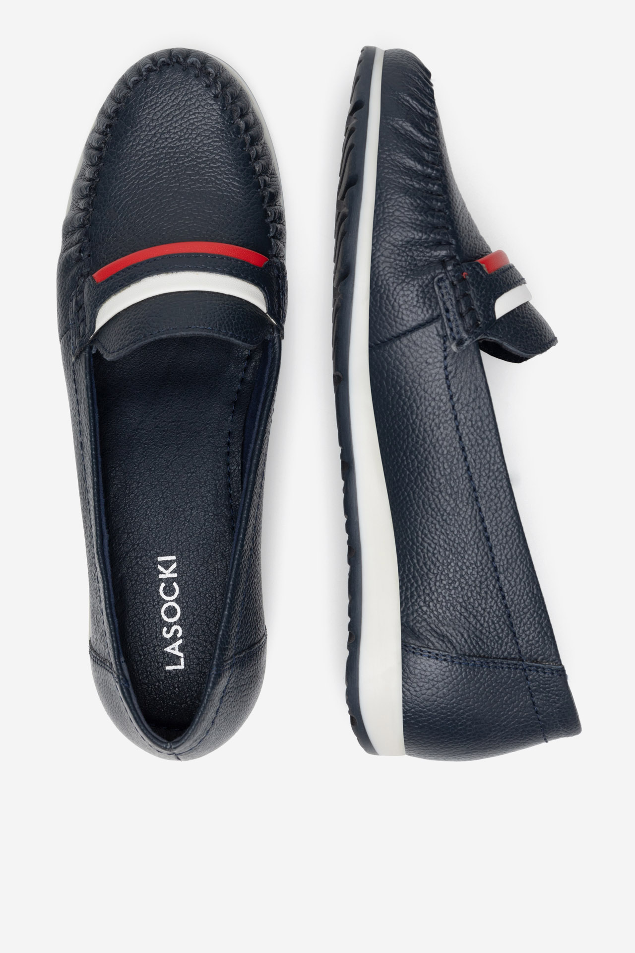 Mokasíny TMAVĚ MODRÁ