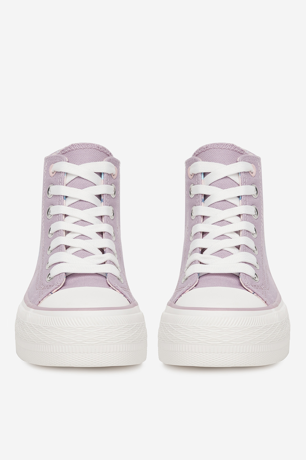 Plátěná obuv SVĚTLE FIALOVÁ