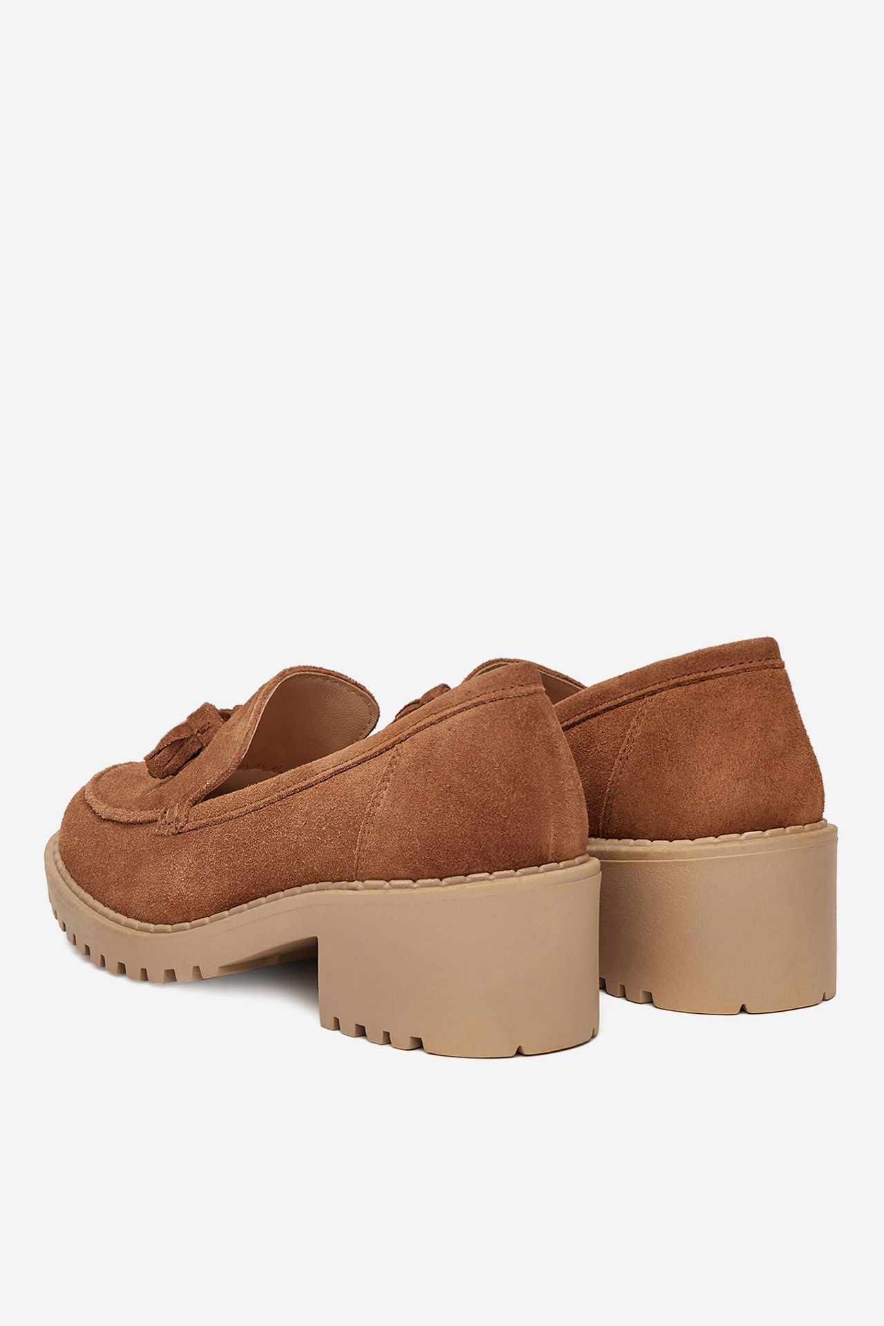 Čevlji brez vezalk Rjava