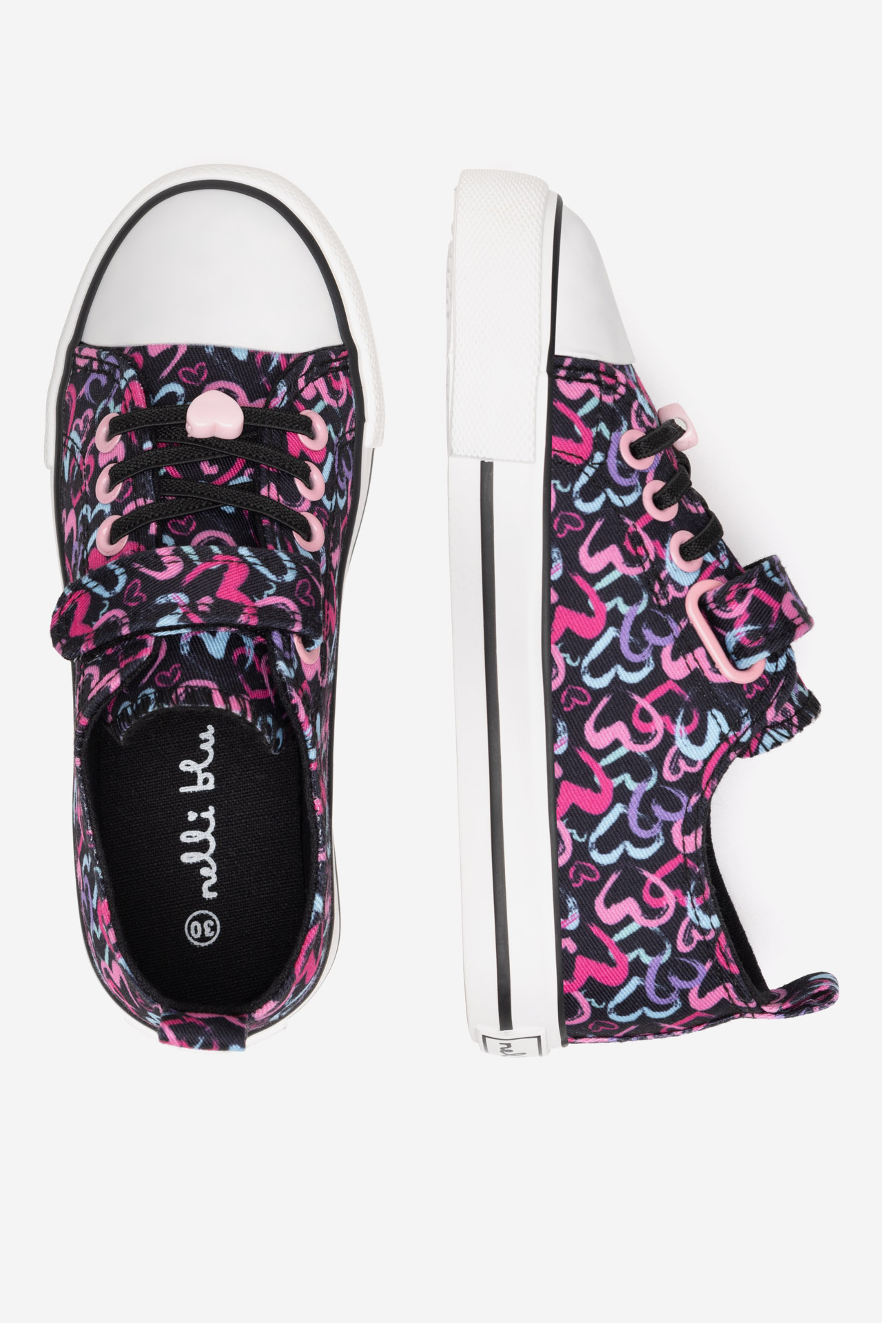 Platnene superge Črna