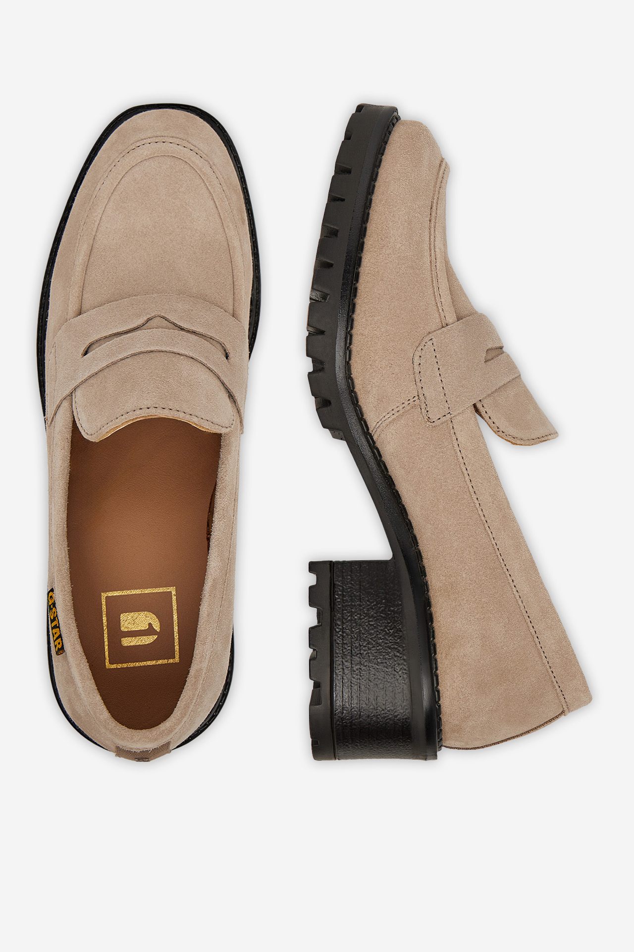 Mokasíny SVĚTLE ŠEDÁ